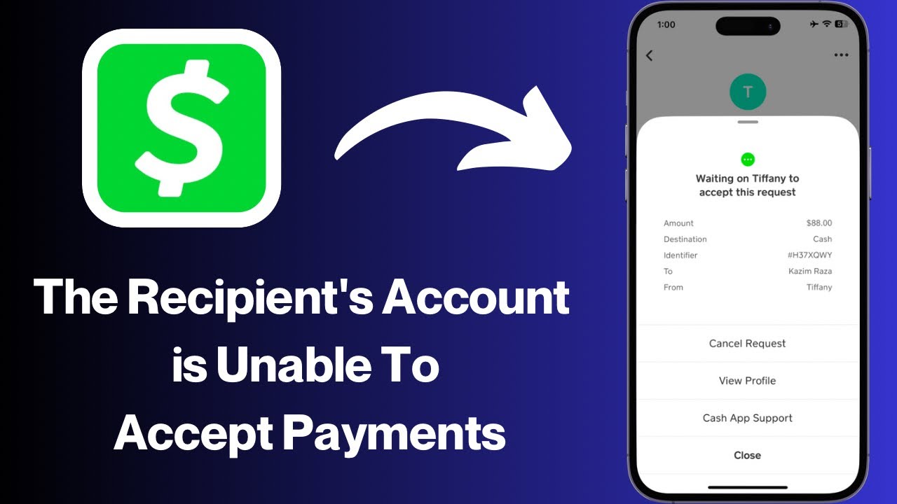 Solved : The Recipient's Account is Unable To Accept Payments Cash App ...