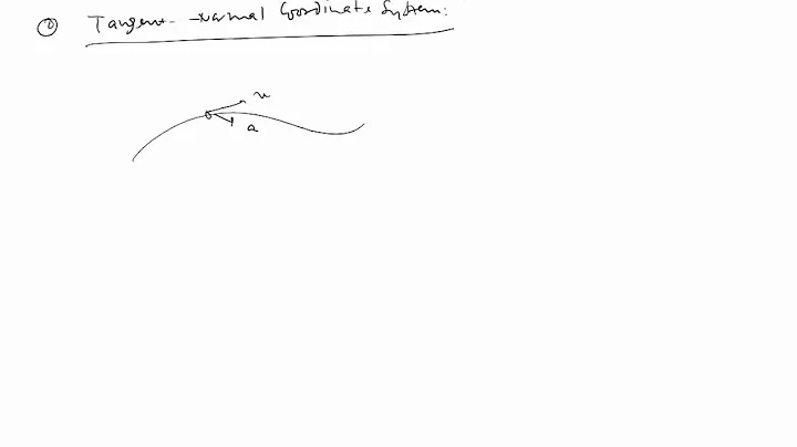 3.5 Newton's Second Law in different Coordinate System