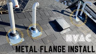 How to Install a Roof Flange for HVAC