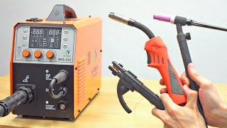 5 in 1 Multi Welder (MIG, TIG, MMA) - HITBOX MIG-250 (Unboxing and Test)