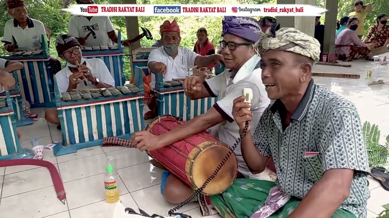 genjek angklung sekaha tua desa sangsit