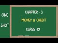 Class 10 Economics Chapter 3| Money & Credit - NCERT