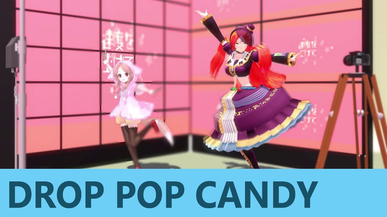 UTAUカバー / MMD PV】 drop pop candy 【Miko Ooka / Namine Ritsu