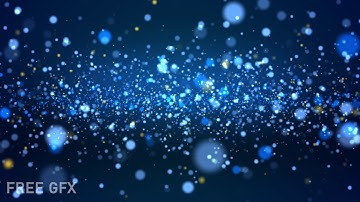 Bokeh Effect particle cloud BG animation loop