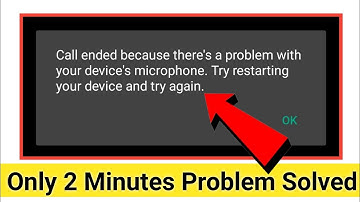 Call ended because there