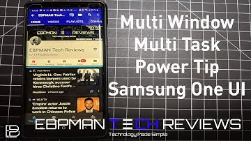 Power Tip for the Samsung Galaxy Note 9, S9 & S9 Plus One Ui  | How to MultiTask with Multi Window