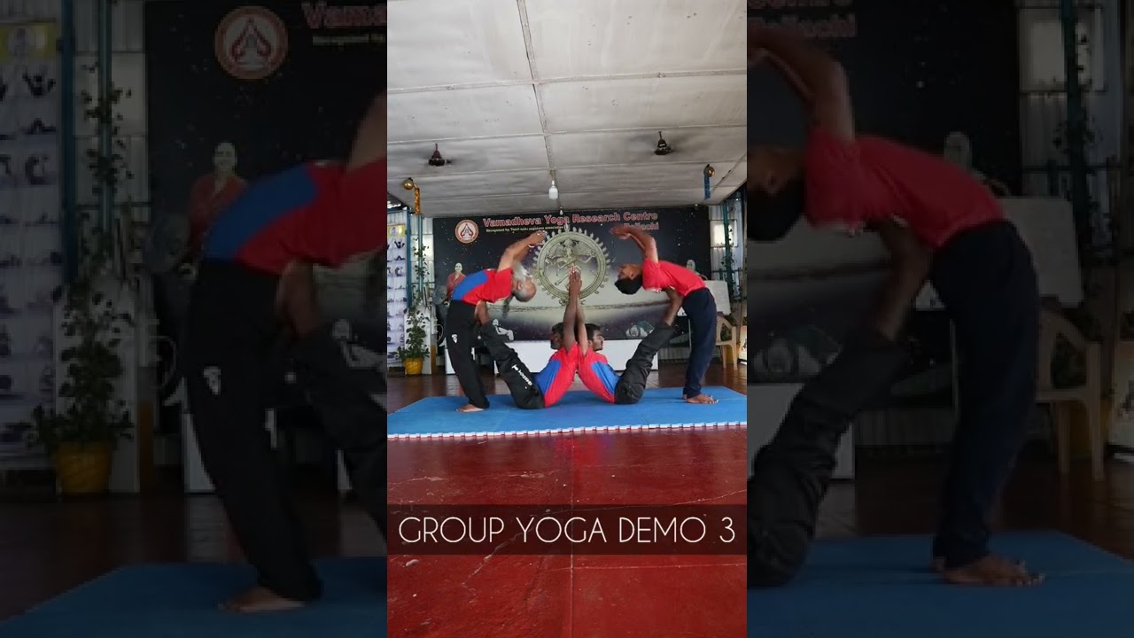 Group yoga demo 3 | Vamadheva N.S.M.Rajan & Students 