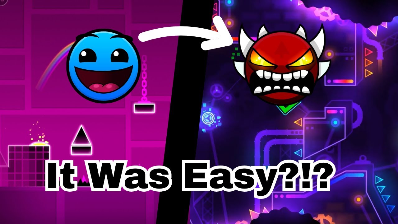 Making A Geometry Dash Level.... - YouTube