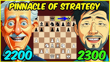 Pinnacle of Strategy. Connor (2200) vs Takeshi (2300). Learn Chess.
