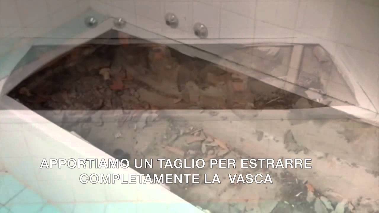 Sostituzione completa di una vecchia vasca da bagno con una nuova a ... Vecchia vasca da bagno
