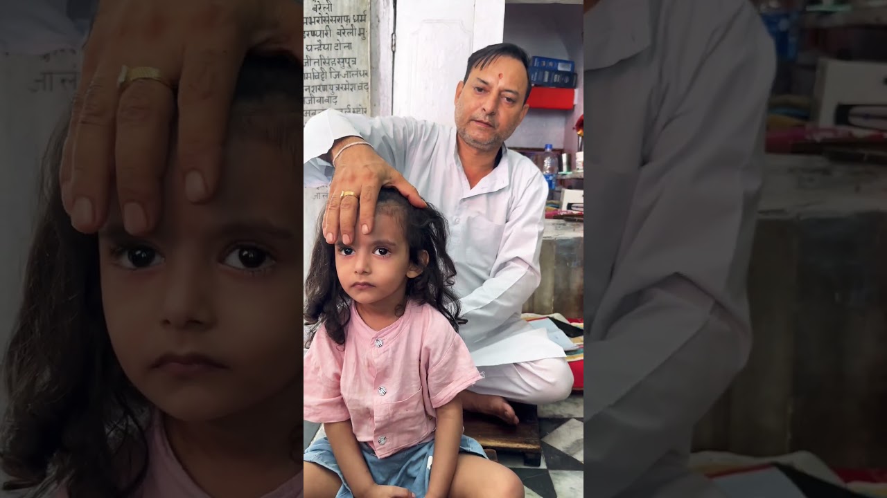 Indian Ritual Mundan ceremony 