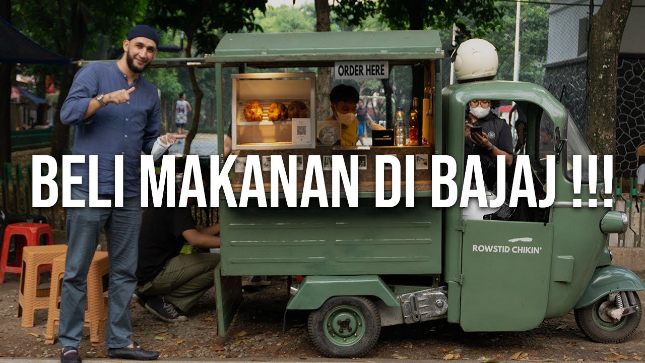 JUALAN DI BAJAJ AYAM PANGGANG PINGGIR JALAN RASA BINTANG 5 !!!