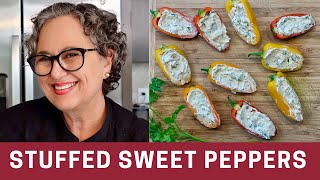 Keto Stuffed Peppers Recipe  with Cream Cheese (Low Carb Snacks) | The Frugal Chef