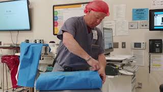 Unwrapping Smart-Fold trays in OR