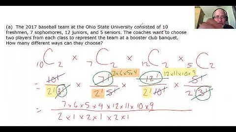 MATH 1332 10.3.5 – One More Example of Combinations and the Fundamental Counting Principle