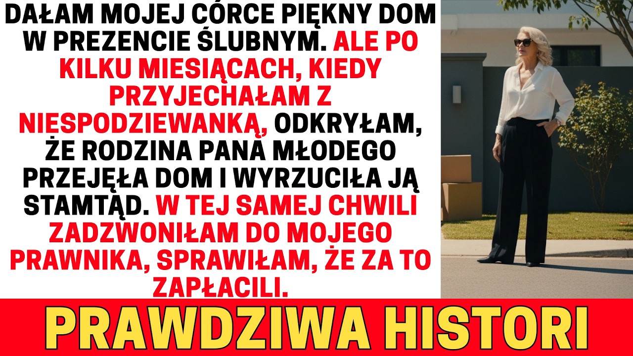 DOM, KTÓRY DAŁAM CÓRCE W PREZENCIE ŚLUBNYM, ZOSTAŁ PRZEJĘTY PRZEZ RODZINĘ PANA MŁODEGO