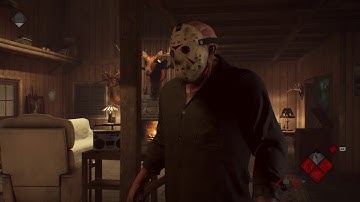 Friday the 13th: The Game Jason part 3 gameplay Bots Hard difficulty
