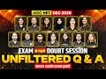 UGC NET Dec 2025 Exam से पहले Doubt Session Unfiltered Q & Aसवाल आपके जवाब हमारे