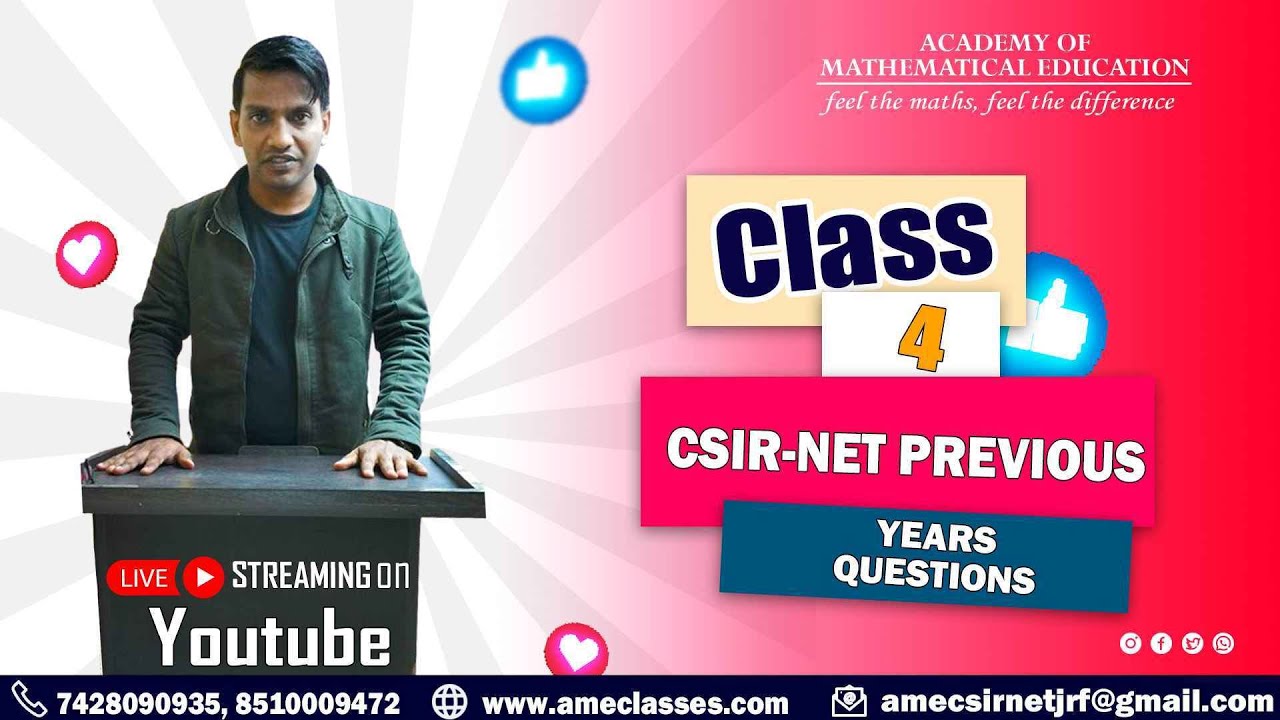 Complex Analysis Live Session-04 - YouTube