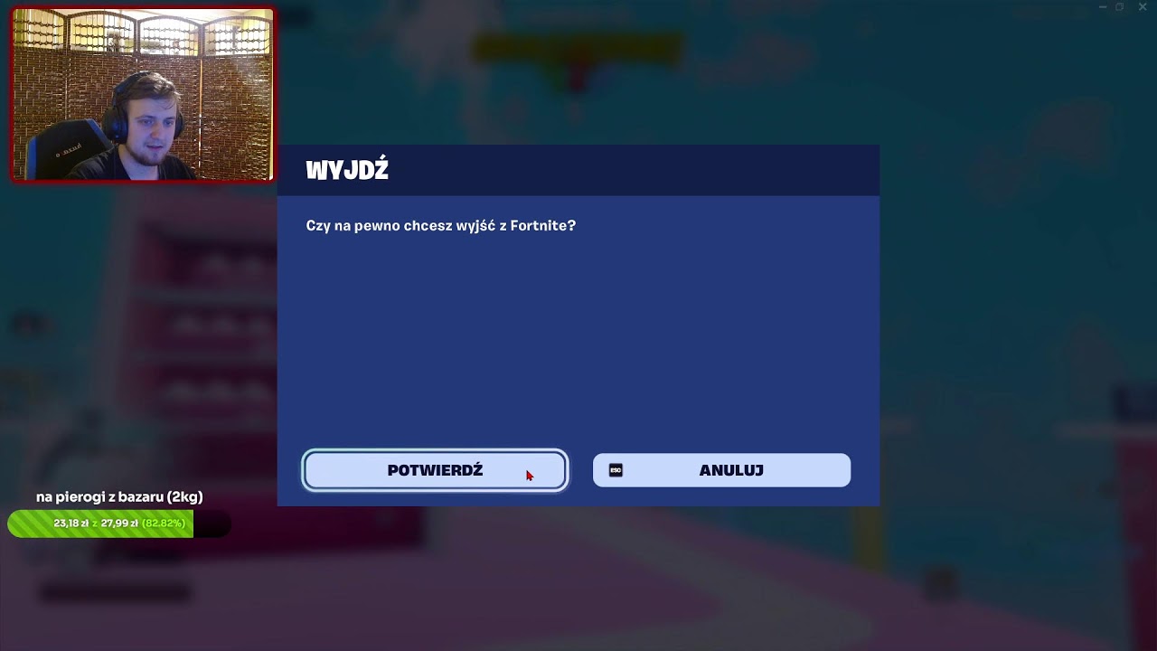 Ekipa sprzątaczy w fortnite robi młyn