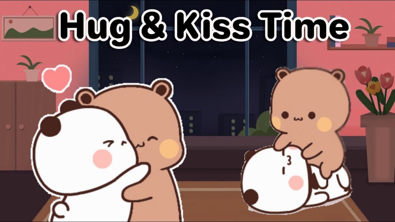 Bubu Dudu hug & kissy time | bubududu l peachgoma | Bubu Dudu - YouTube