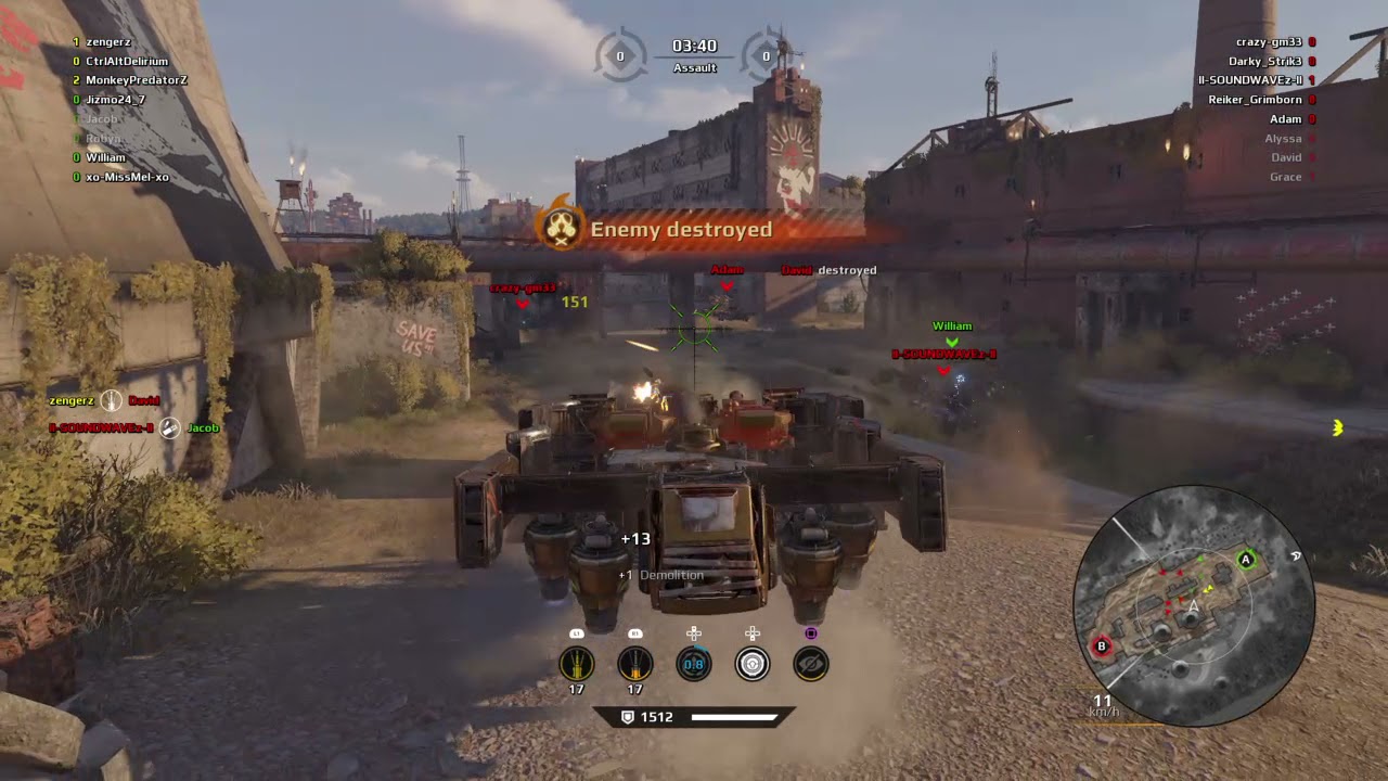 Crossout PVP Echo typhoon hover 26 4 21