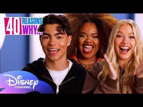 "40 Reasons Why" Compilation 😍 Disney Channel Stars Share Their Biggest Obsessions! |@disneychannel