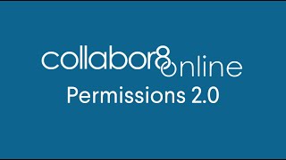 Collabor8online 2.0 Permissions