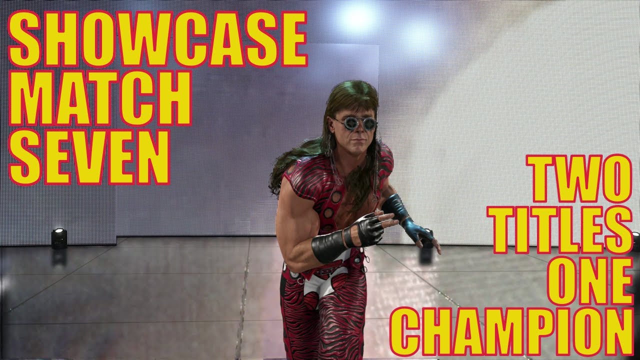WWE2K24 Showcase // Match Seven // Two Titles One Champion - YouTube