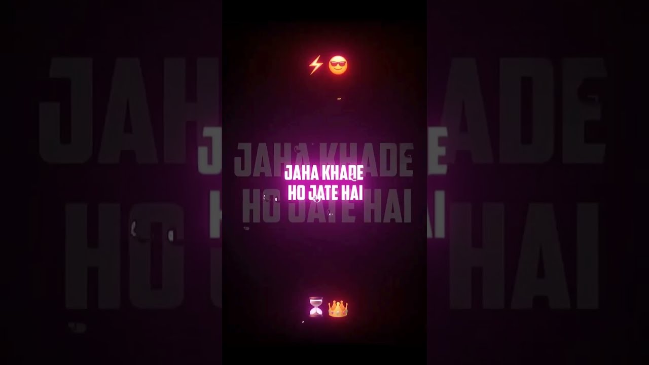 Hum bhi bo hai jo kabhi kisi ke piche khade nahi hote jaha khade  shorts  org  status  dialogue