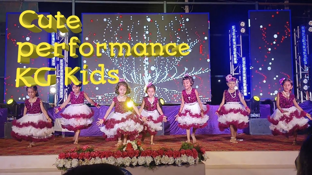 Annual Day KG kids super dance performance 😍🤩 - YouTube