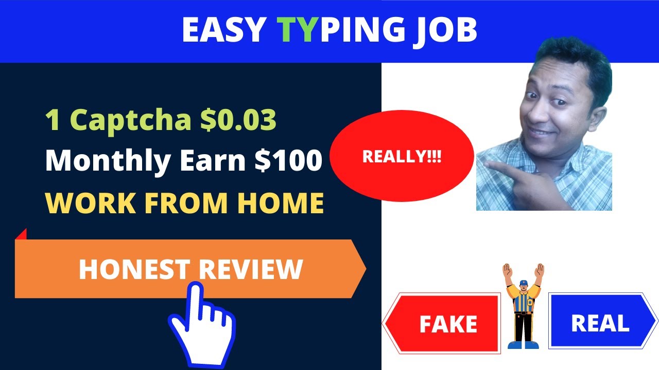 EASYTYPINGJOB Honest Review - 2021 | EASYTYPINGJOB fake or real | Real captcha typing job