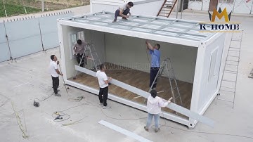 Are you worrying about how to build a container house? This video will teach you！#containerhouse