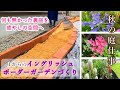 【イングリッシュボーダーガーデンづくり/北側半日陰/Vol.1】【小道と花壇の下準備/ハーブ苗購入】【ナチュラルガーデン】【裏庭改造】秋の庭仕事/ガーデニング