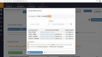 Earn 1% daily with BitConnect! Best passive income