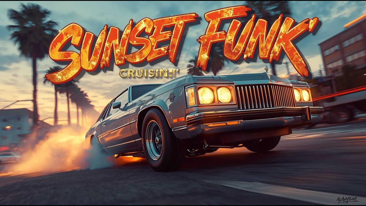 🎵 WEST COAST G FUNK VIBES – Sunset Chrome Queen on the Boulevard 🌴🚘