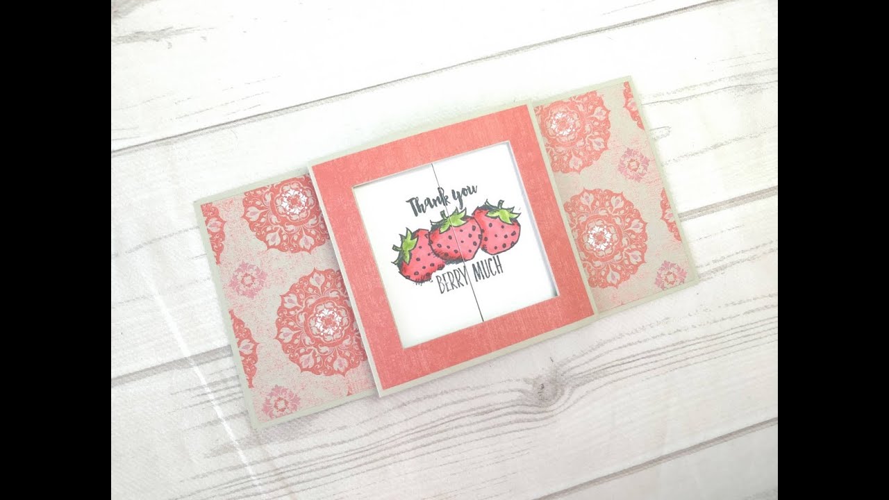 Anleitung Frame Fold Karte