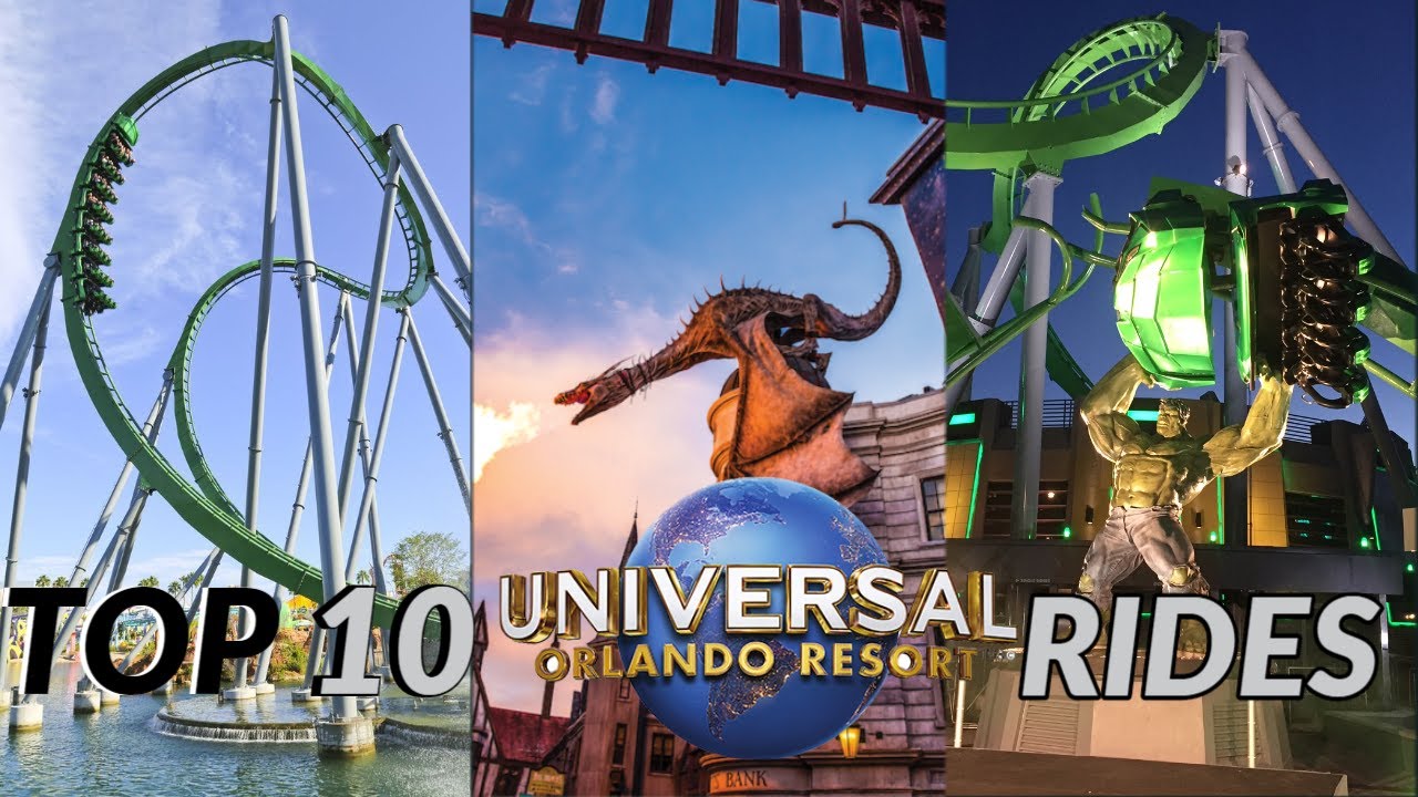 Top 10 Universal Studios Orlando Rides in 2020 - YouTube