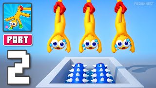 Grab Throw: Hit Annoying Guys - Gameplay Walkthrough Part 2 - Lift Toss Total Payback (iOS, Android) screenshot 5