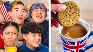 American Highschoolers try British Tea and Biscuits for the first time! screenshot 3