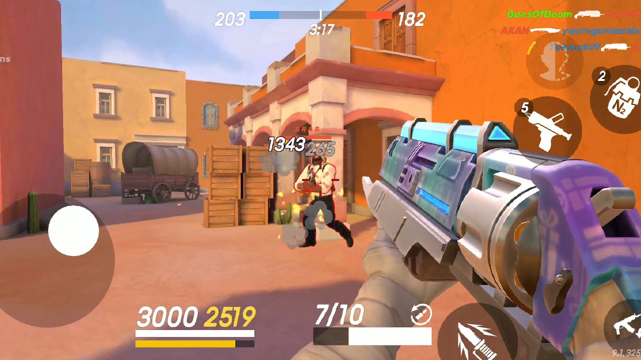 Guns of Boom: lvl 50 - Incinerator + Reaper + Mirage -15k