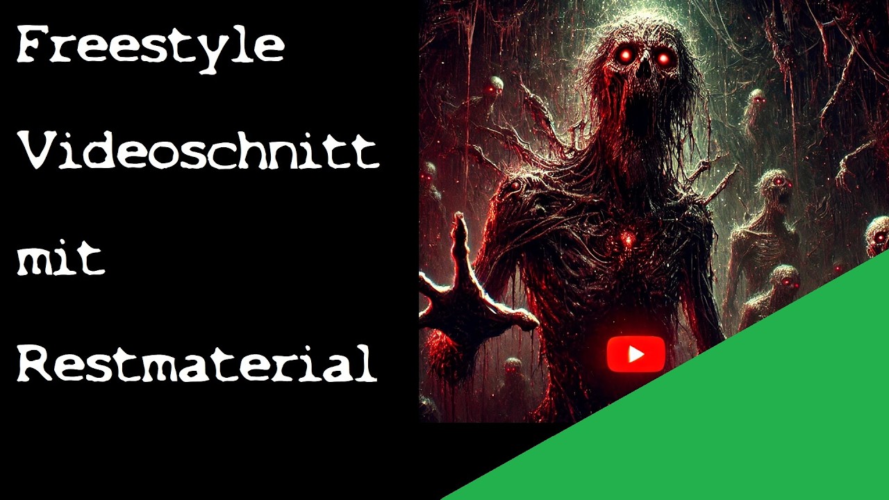 Freestyle Videoschnitt mit Restmaterial