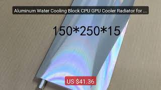 Aluminum Water Cooling Block CPU GPU Cooler Radiator for PC DIY Liq... — Top Rated 2026 | Buy Now!