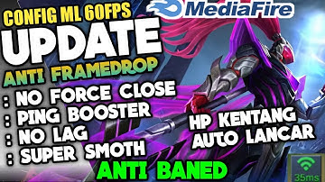 New Update!! Config ML Anti Lag 60FPS Smooth dan No Frame Drop Terbaru || Mobile Legend Bang Bang