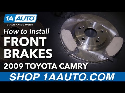 How to Replace Front Brakes 08-16 Toyota Camry