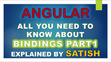 #angular  Angular | Data Bindings In Angular | Interpolation, Event, Property, Attributes Binding