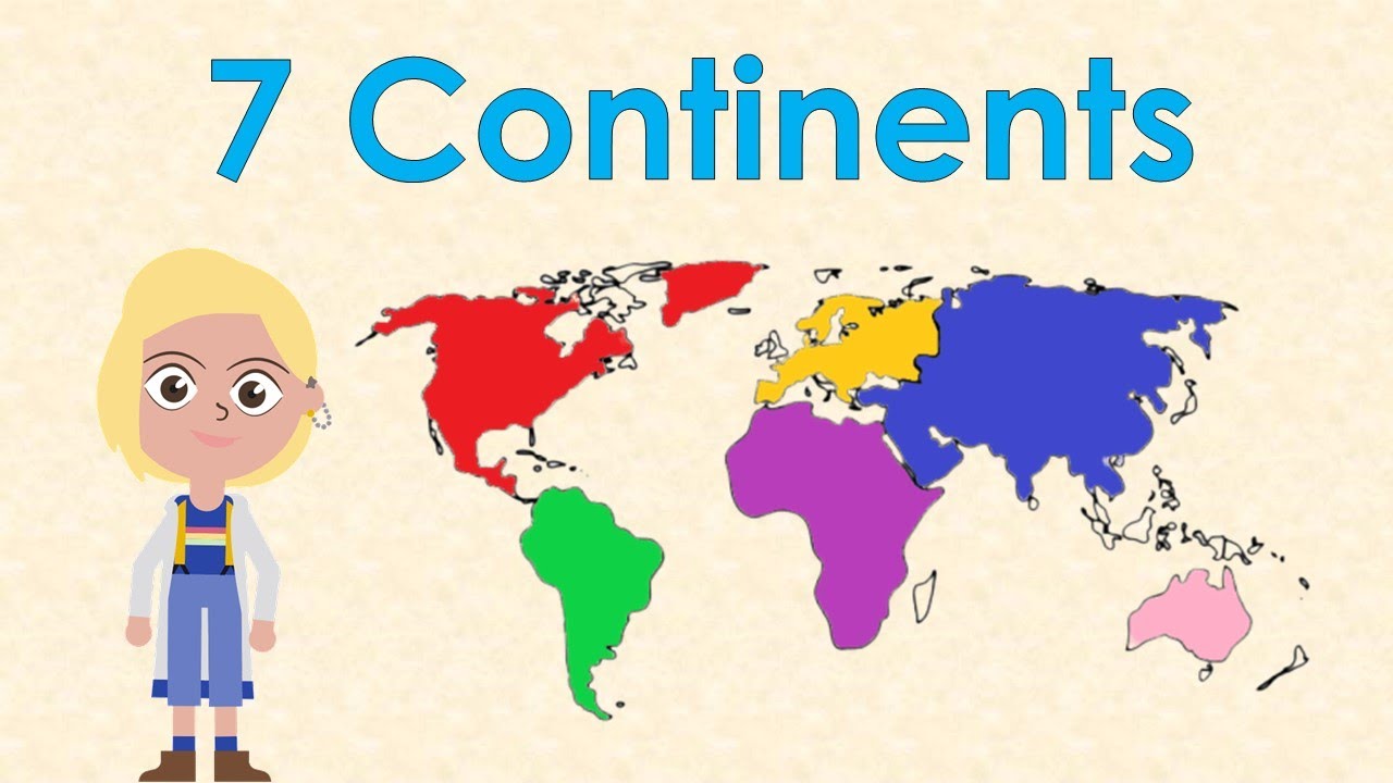 7 Continents of the world | Earth's Seven Continents | Seven Continents for kids | Continents