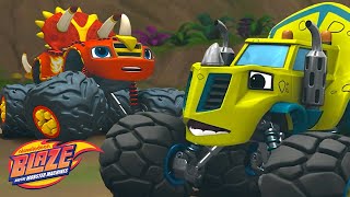 Dino Blaze and Zeg Get TRAPPED Underground! | Blaze and the Monster Machines