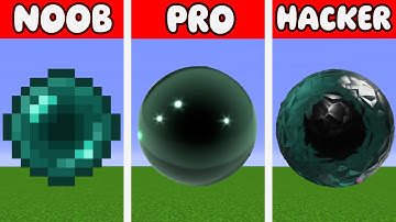 NOOB VS PRO VS HACKER  Ender Pearl Minecraft Pixel Art