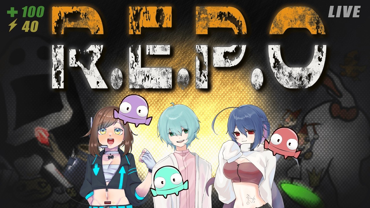 【R.E.P.O.】暴れるのが仕事です　/wいけ、如月雪那